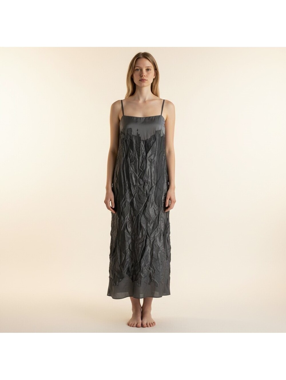 Laundry Dress Women M Medium Black Maxi Long Sleeveless Zipper Casual Solid